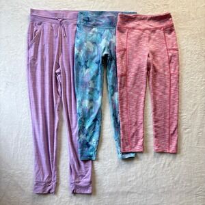 All in Motion J Crew Kids Leggings Activewear Yoga Pants Bundle XL XS